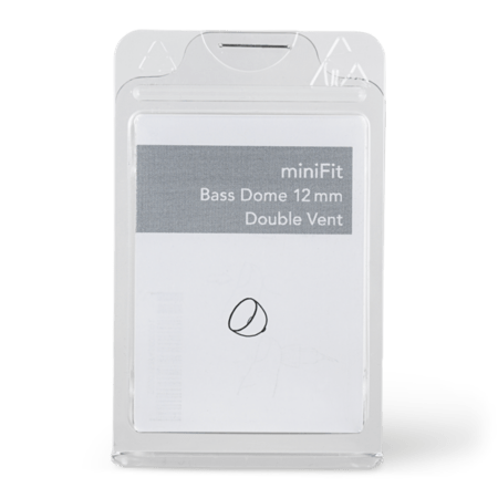 Kopułki nasadki z podwójną wentylacją 12 mm miniFIT (10szt.) BERNAFON, OTICON
