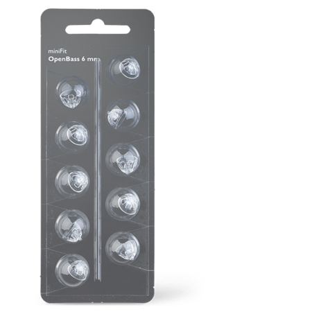 Kopułki nasadki OpenBass miniFIT 6 mm OTICON, BERNAFON