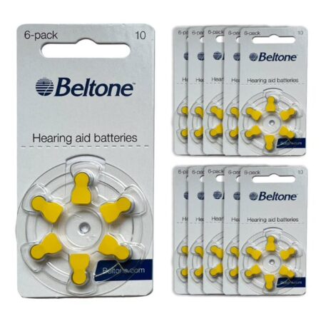 Baterie do aparatów słuchowych Beltone 10 - zestaw 10 listków (60 szt baterii)