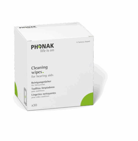 Chusteczki do czyszczenia wkładek Phonak 30 szt