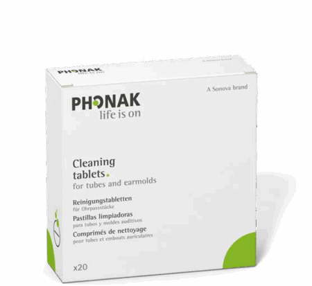 Tabletki do czyszczenia wkładek Phonak 20 szt