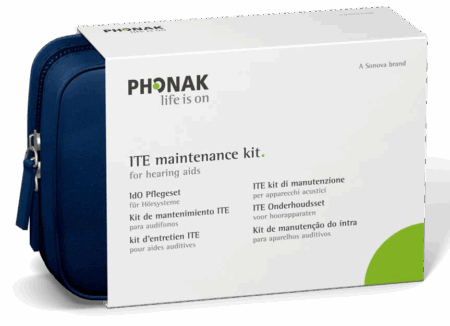 Zestaw do czyszczenia i osuszania aparatów słuchowych ITE Phonak
