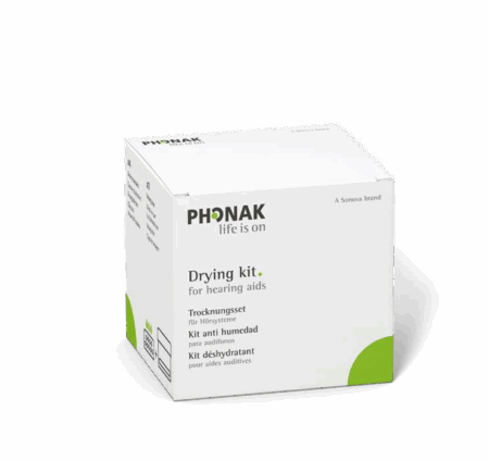 Zestaw do osuszania aparatów słuchowych Phonak