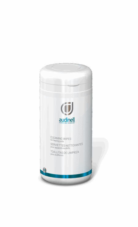 Chusteczki do Czyszczenia Aparatów Słuchowych Audinell 90 sztuk